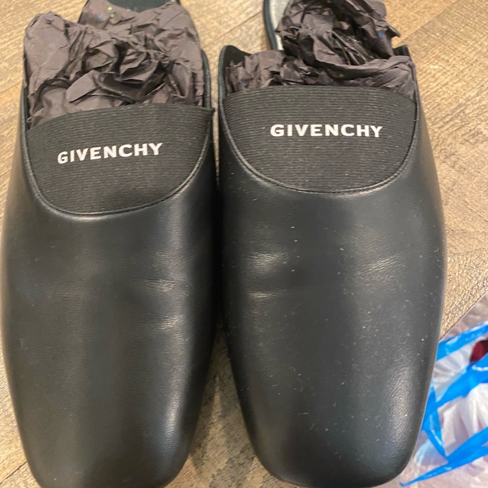 Givenchy Black Slip-On Mules - Picture 8 of 12